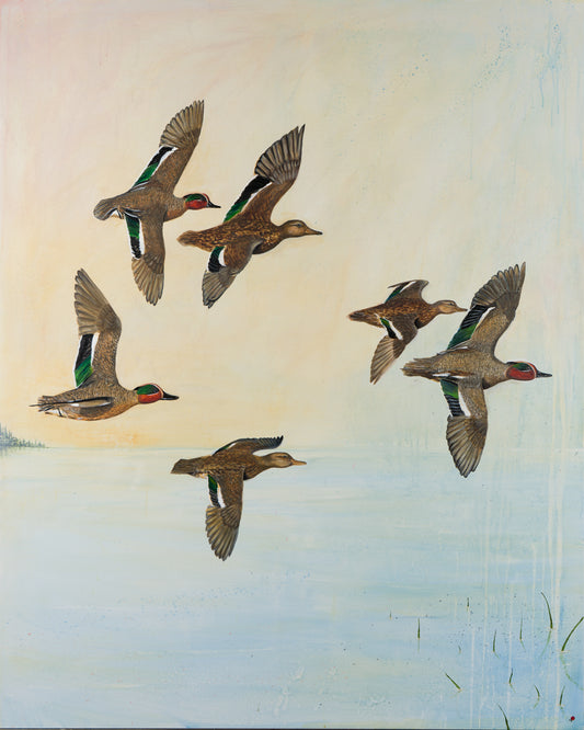 KRIKÆNDER | Originalt maleri | Simone Freiheit