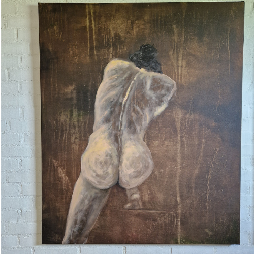 Naakte vrouw | Origineel schilderij | Simone Freiheit