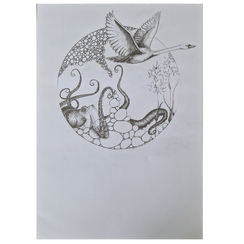 Noords 2 | Originele tekening | Simone Freiheit