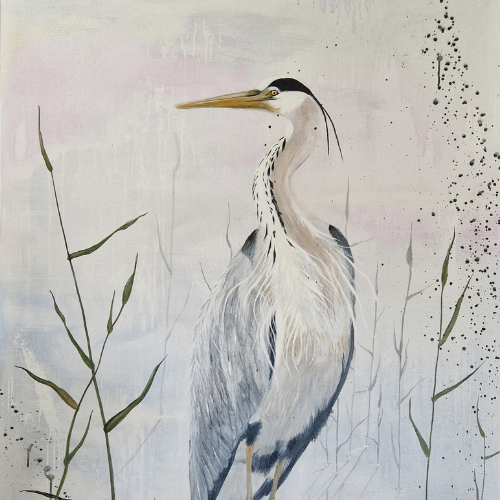 Visreiger | Origineel schilderij | Simone Freiheit