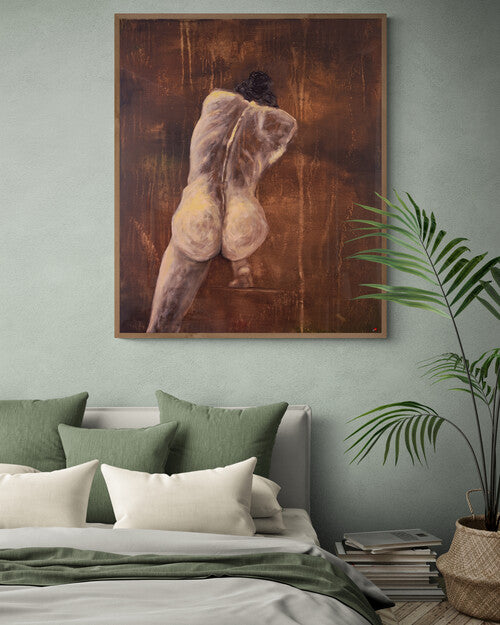 Naakte vrouw | Origineel schilderij | Simone Freiheit