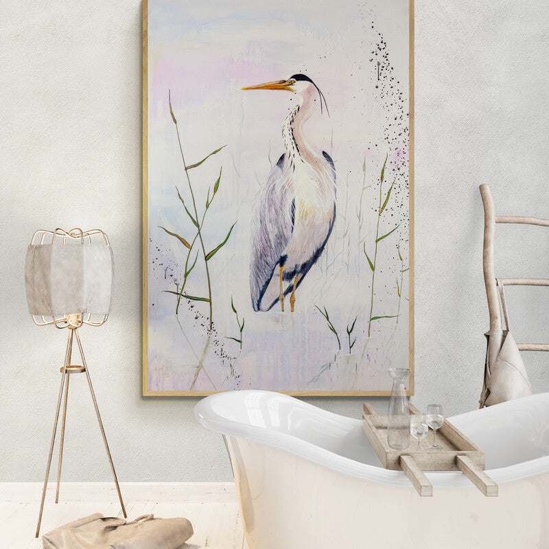 Visreiger | Origineel schilderij | Simone Freiheit