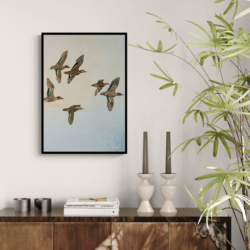 TEAL DUCK| Fine Art Giclée print
