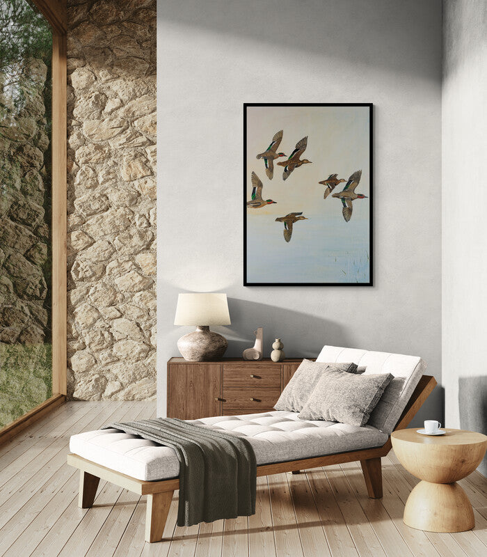 TEAL DUCK| Fine Art Giclée print