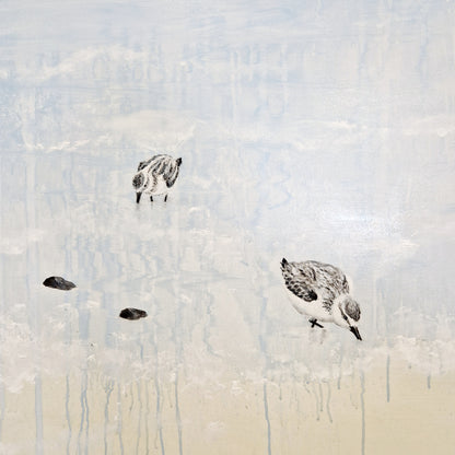 SANDERLINGS | Original painting | Simone Freiheit