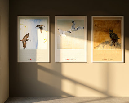 Kunstplakat Forårssnepper
