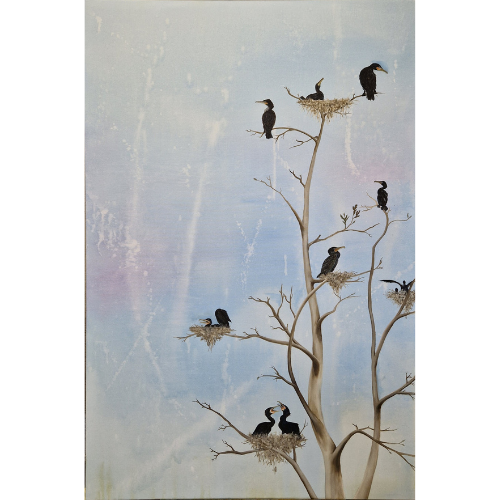 CORMORANT | Original painting | Simone Freiheit