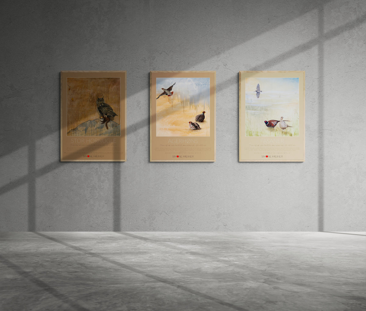 Kunstplakat Fasaner