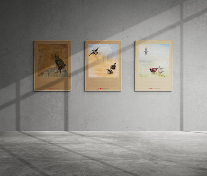 Kunstplakat Fasaner