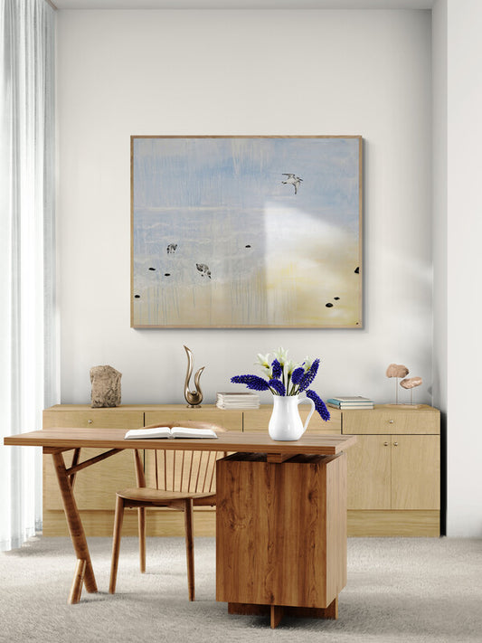 SANDERLINGS | Original painting | Simone Freiheit
