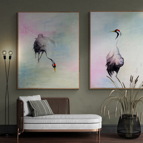 Crane 1 | Original painting | Simone Freiheit