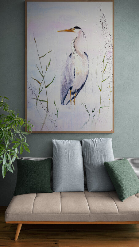 Visreiger | Origineel schilderij | Simone Freiheit